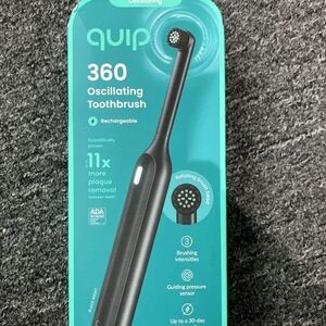 Quip 360 Oscillating Rechargeable Toothbrush — Black Night
